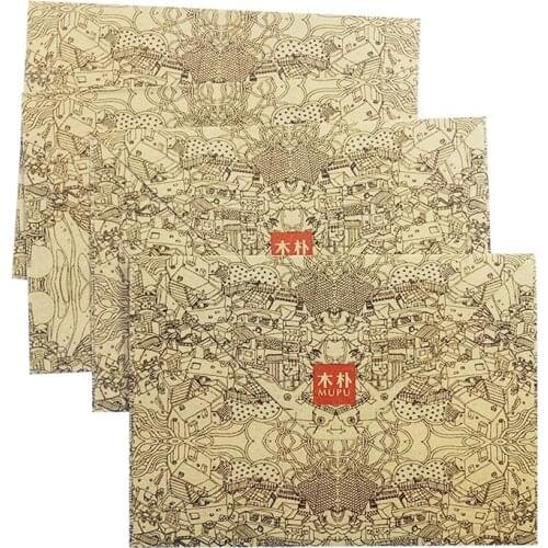 50 Pcs/lot Vintage Kraft Envelope Postcards Greeting Card Cover Brown Kraft Envelopes Zakka Invitation Supplies