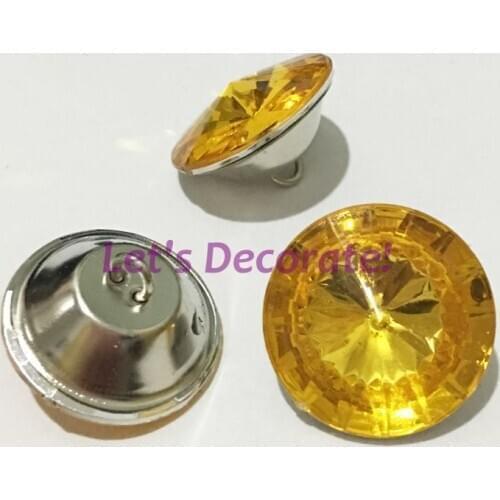 Free DHL shipping 500PCS/LOT 25MM Golden Color Acrylic Buttons, Sofa Buttons, Sewing Buttons, Sofa Decoration Buttons