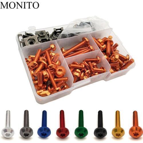 Motorcycle Fairing Bolts Nuts Body Fastener Clips Screws For Honda CBR1000RR CBR900RR fireblade CBR1100XX BLACKBIRD Accessories