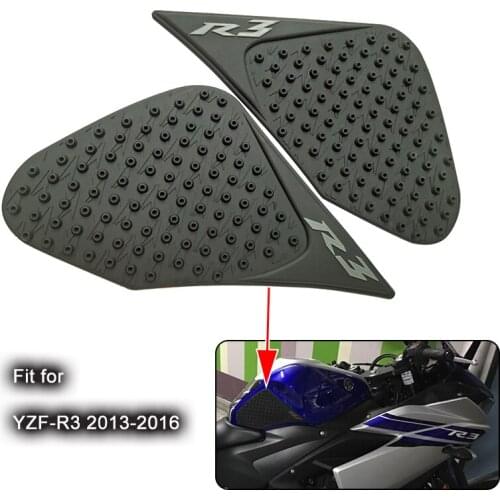 For Yamaha YZF R3 2014 2015 2016 YZF-R3 Motorcycle Anti Slip Decals Sticker 3M Traction Tank Pad Side Gas Knee Grip Pads New