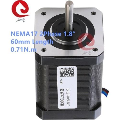 NEMA17 3D Printer Motor 100.5oz.in(0.71N.m) 60mm Length 4 Lead Stepper Motor For Printing Robot Arm
