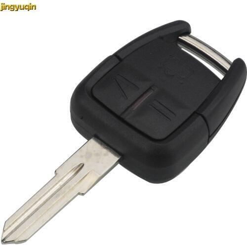 Jingyuqin 10pcs 3Button Remote Car Key Shell Case for Vauxhall Opel Astra Zafira Vectra Tigra Omega Signum Frontera Car Key Type