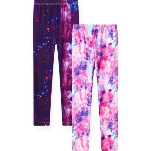 SheeCute 2-Pack girls print leggings Baby Girl Clothes Kids Print Flower Skinny leggings SC1752