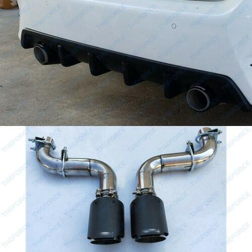 Fit For Honda Civic 10th 2016 2017 2018 Year Exhaust Pipes Carbon Fiber High quality Exhaust System