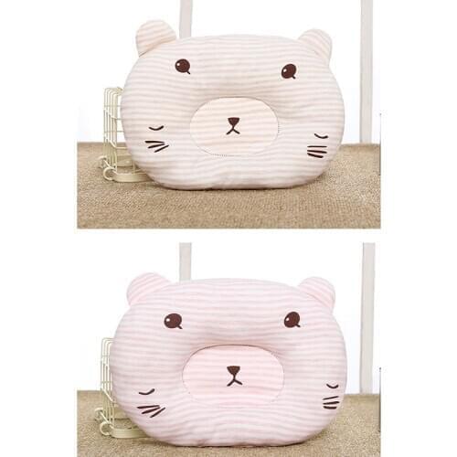 Baby Pillow Newborn Sleeping Pillow Sleep Positioner Support Pillow Cushion Prevent Flat Head Anti Roll Head Protection