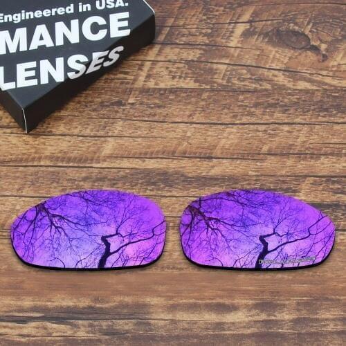 ToughAsNails Resist Seawater Corrosion Polarized Replacement Lenses for Oakley Juliet Sunglasses Purple Mirrored (Lens Only)
