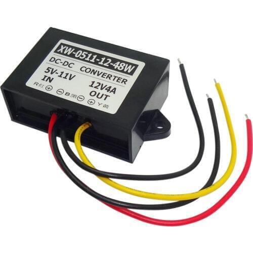 Regulator Module Step Up DC 5V 6V 7V 8V 9V 10V 11V To 12V 4A 48W For Car Power Inverter Supply Converter Boost Waterproof