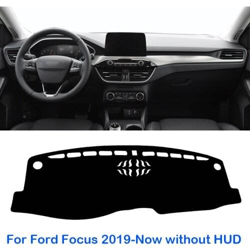 Anti-Slip Mat For Ford Focus 2019-Now without HUD DashMat Sun Dashboard Mat Cover Pad Car Interio