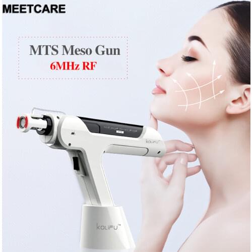 RF Nano Microneedle Therapy System MTS Meso Gun No Pain Micro Needles Facial Skin Care Beauty Device For Skin Rejuvenation
