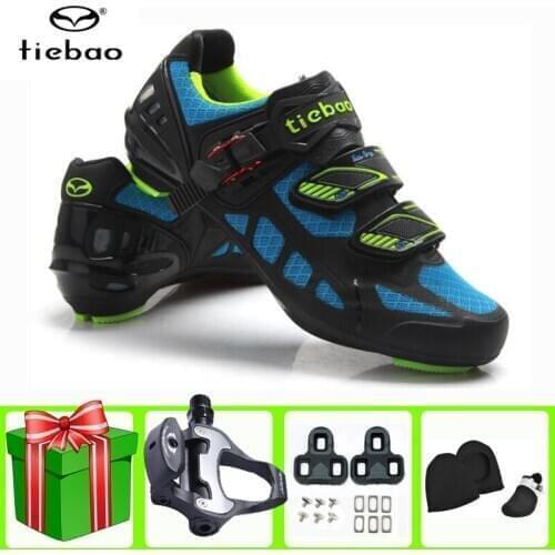 Tiebao Road Cycling Shoes Add Pedal Set Bicycle Superstar Men Sneakers Women Athletic Sapatilha Ciclismo Riding Bike Bicicleta
