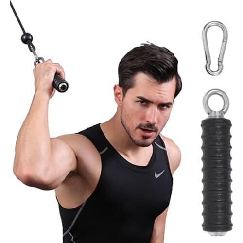 Heavy Duty Tricep Grip Strength Exercise Handle Non-Slip for Home Gym Cable Machie Attachment Push Pull Press Down Accessories