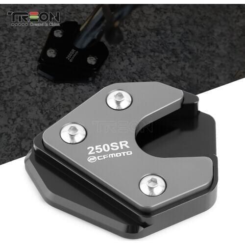 For CFMOTO CF MOTO 250SR 250 SR CF SR 250 cf250sr Motorcycle Side Stand Pad Plate Kickstand Enlarger Support Extension