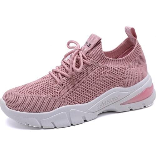Tennis Shoes For Women Cool Breathable Sneakers 2021 Sports Shoes Comfortable Platform Jogging Trainers Zapatos De Mujer Cheap
