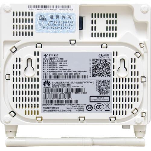 100% new Hua wei HS8145C Epon/Gpon fiber optic ONU ONT With 1GE+3FE+Vioce+USB+WIFI Termina Gpon English version