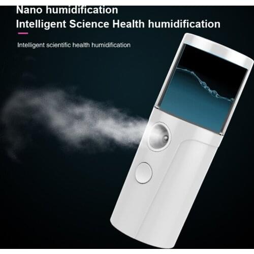 2021 Facial Sprayer White Pink Lovely Portable Facial Steamer Humidifier Salon Household Multi-Functional Beauty Devices Tool