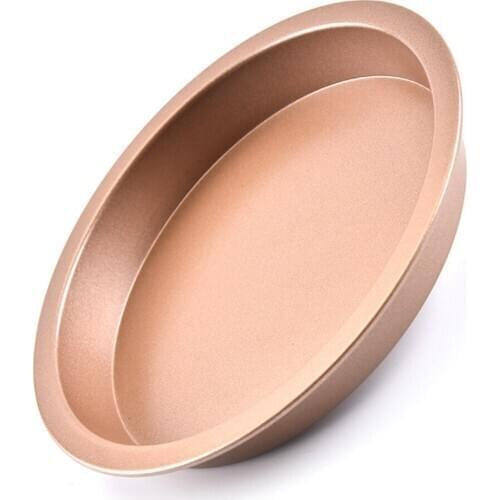 6/7/8inches Pizza Baking Pan Non-stick Carbon Steel Round Baking Tray Baking DIY Toast Pan Bake Mold Toast Cooking Molding