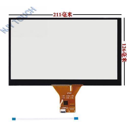 9 Inch Capacitive Touch Screen Panel 211x126mm for 9" 1024x600 Car GPS Android