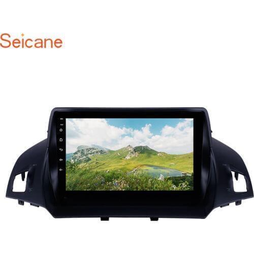 Seicane 2din Android 9.1 9 inch Car GPS Multimedia Player for 2013 2014 2015 2016 Ford Escape WiFi Stereo navi GPS 1024 * 600
