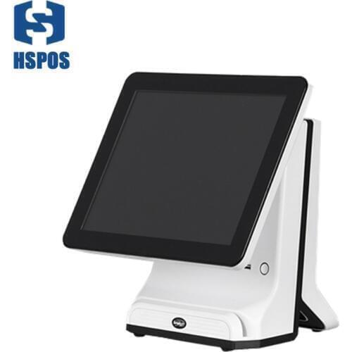 Free Shipping New 15 Inch Capacitive Single Touch Screen POS Cash Register with Built-in WIFI for Restaurant
