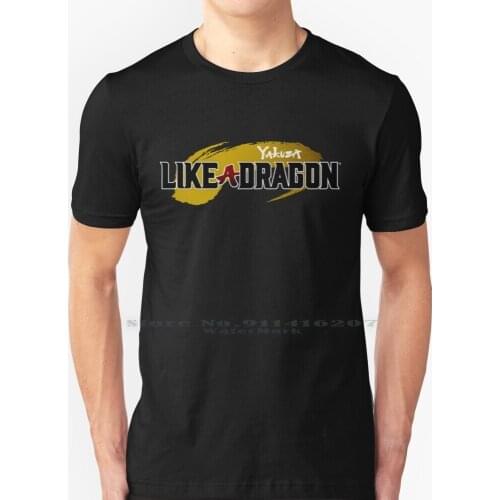Yakuza 7 Like A Dragon Logo T - Shirt T Shirt 100% Pure Cotton Yakuza 7 Ichiban Kasuga Ichiban Like A Dragon Kiwami Yakuza 0
