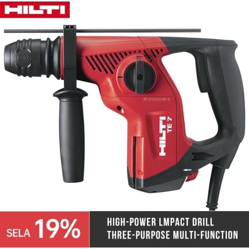 HILTI TE-7/TE-7-C Electric Hammer Drill High-power Impact Drill Electric Pick Three-purpose Multi-function Power Tool