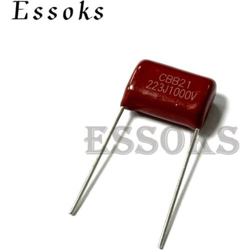 10PCS 1000V223J 0.022UF Pitch 15mm 22NF 1000V 1KV 223 223J CBB Polypropylene film capacitor