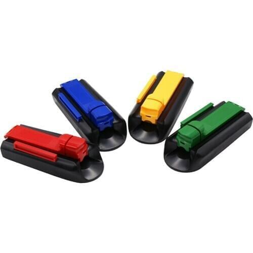 Plastic Cigarette Wrapping Machine Single Tube Rolling Machine Tobacco Roller Cigarette Maker Rolling Injector(Random color)