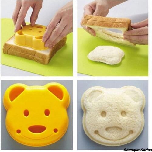Cute Animal Sandwich Die Cutter Bear Dog Dinosaur Shaped Kitchen Tools Cake Bread Tools