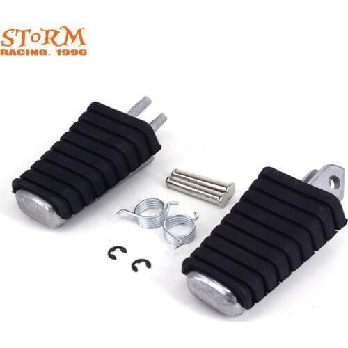 Motorcycle Foot Pegs Footrest Pedals Aluminum For Yamaha V-STAR XVS650 XVS400 XV400 XV535 VMX1200 Maxim V-Max Virago All Years