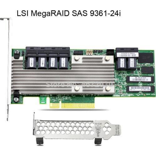 New Broadcom Avago LSI MegaRAID SAS 9361-24i / 05-50011-00