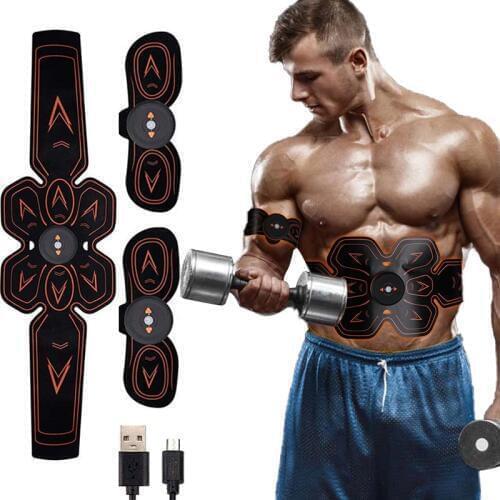 Gym Equipment Smart Fitness Arm/Leg VibrationTraining Abdominal Muscle Massage Wireless Vibration Body Slimming Machine Home Gym
