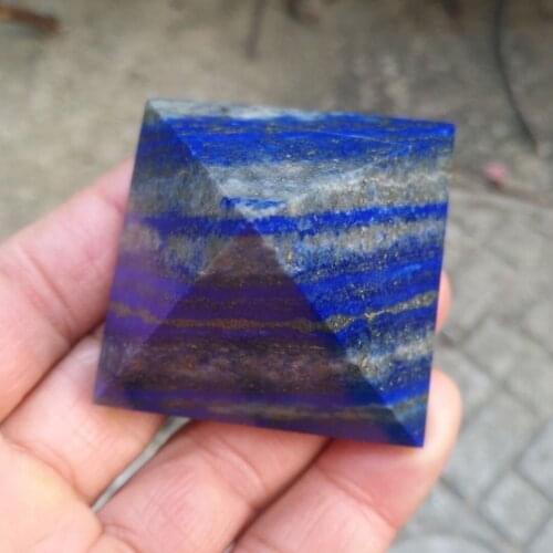 Lapis Lazuli Pyramid Quartz Crystals Natural Stones And Minerals Feng Shui Crafts Fine Decoration