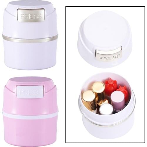 Portable Eyelash Glue Container Jar Stand Sealed Leak-Proof Lash Artists Tool for Women Girls Nail Polish Grafting Eyelash