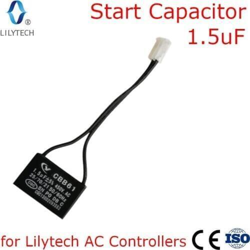 Start Capacitor for Lilytech AC Controllers, 1.5 uF