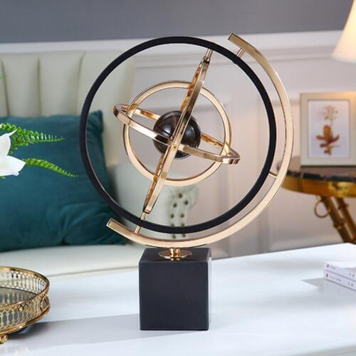 Luxury Marble Material Globes Light Luxury Changeable Globe Miniature Model Friendship Housewarming Gifts Home Office Decoration
