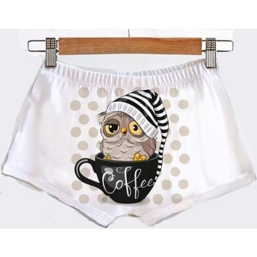 Custom Made Create Your Own Design Owl go to sleep now Fashion Sexy Women Summer Hot Shorts