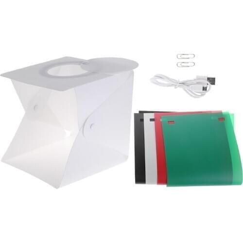 1Set Foldable Photo Shooting Lightbox Tent Dimmable Tabletop Photography Softbox June