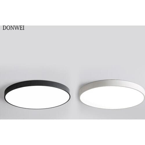 Ultra thin LED Panel Lamp LED Ceiling Light 12W 18W Dimming Surface Mounted AC85-265V Ceiling Lamp For Home Bedroom Living Room