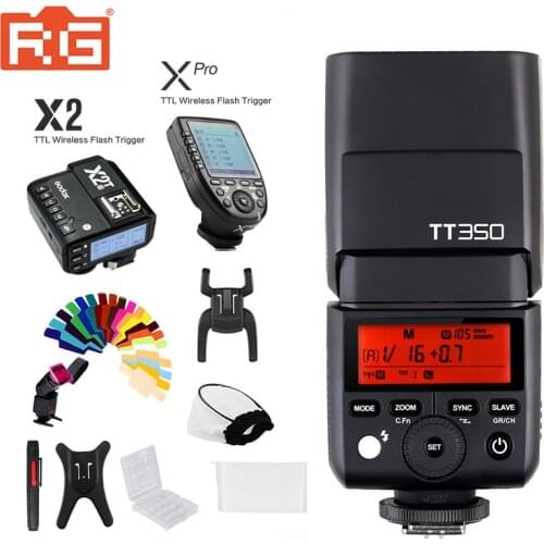 Godox Mini Speedlite TT350 Camera Flash 2.4G HSS 1/8000s TTL HSS GN36 for Canon Nikon Sony Olympus Panasonic Fujifilm Pentax