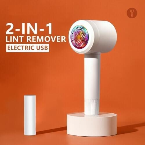 1Pc Home Two-in-One Shaver Hair Ball Trimmer USB Rechargeable Hair Removal Shaving Machine Hair Ball Artifact