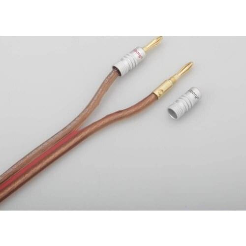 12PCS Nakamichi Audio Banana Plug Gold Plated Speaker Connector Red and Black Color