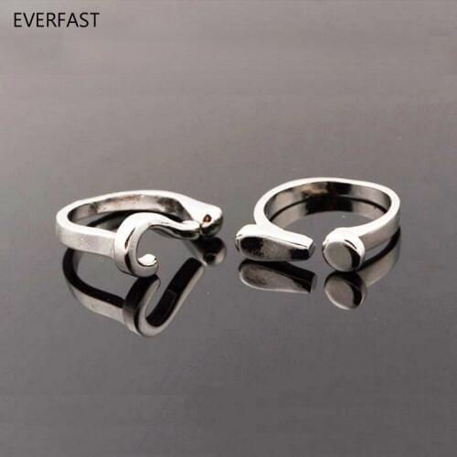 3pc/Set Funny Questionmark Or Exclamationmark Rings Mix Color lol Women Jewelry Accessories Anillos Mujer Free Shipping