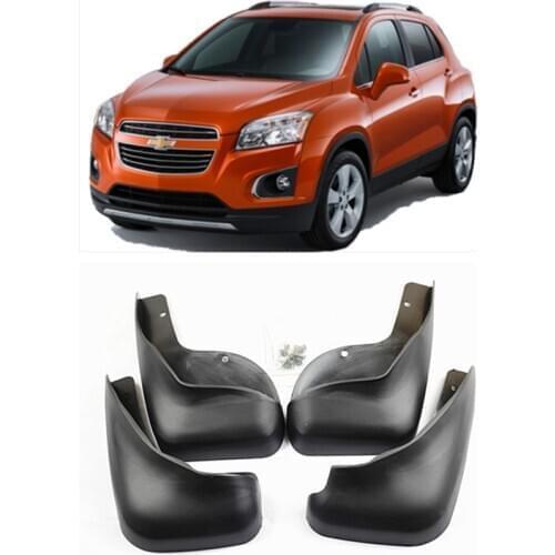 Auto Mudguard 4pcs Car Mud Flaps For Chevrolet TRAX 2012-2016 Front Rear Splash Guards Car Fenders Accessories 2013 2014 2015