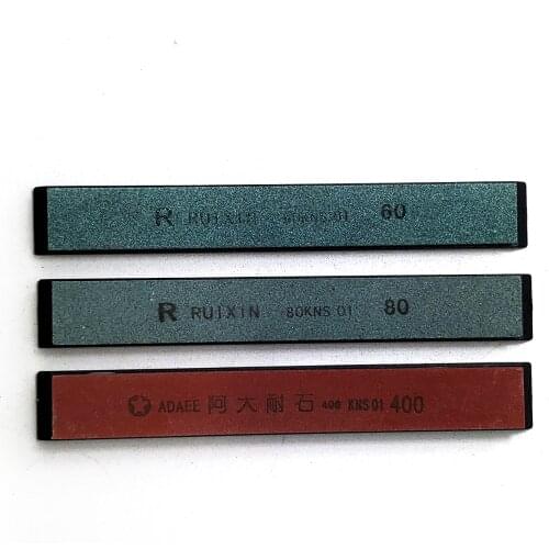 Free shipping 3pcs/set 60#80#400# whetstone grindstone for kitchen knife sharpening system