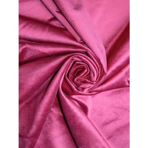Color Rose Curtain Velvet Fabric 145 cm width 10 mt'ye up cut