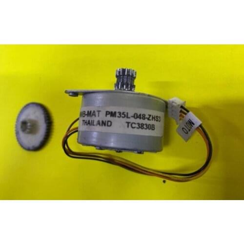 Printer DC Motor PM35L-048-ZHS3 with gear