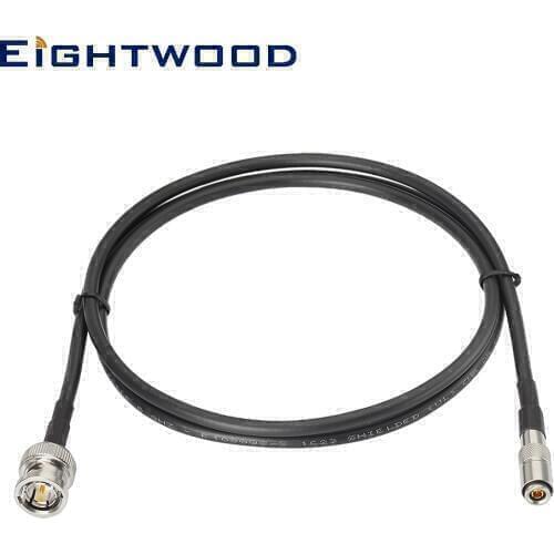 Eightwood 1 Feet DIN 1.0/2.3 Male to BNC Male Crimp Mini RG59 6G-SDI 4K UHD HD Video Camera Cable for Video Camera and Monitor