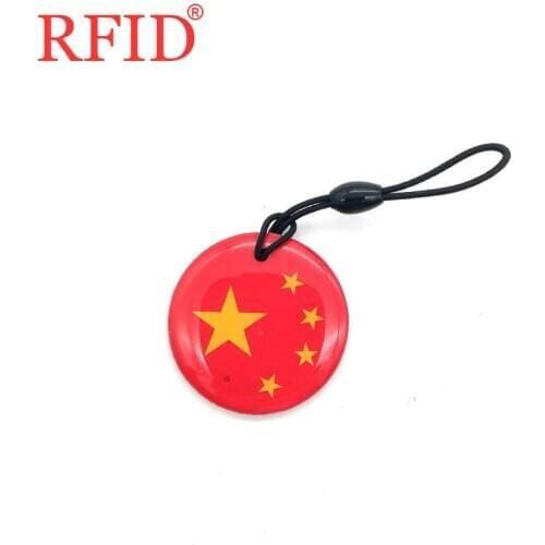 ID 125Khz T5577 Rewritable Writable Token Tag Keyfob RFID Proximity Blank Card Waterproof Smart Keychain Access Control Card 1