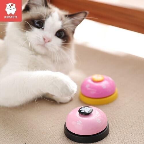 Kimpets Dog Bells Hand Dog Training Pet Metal No Battery Bells Puppies Cats Order Meals Supplies For Teddy