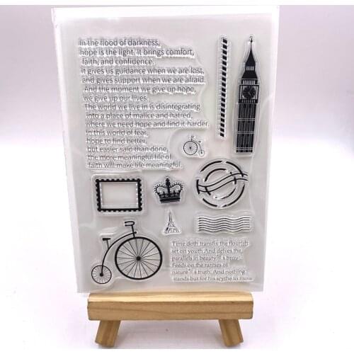 KLJUYP Post Clear Stamps Scrapbook Paper Craft Clear stamp scrapbooking 030103